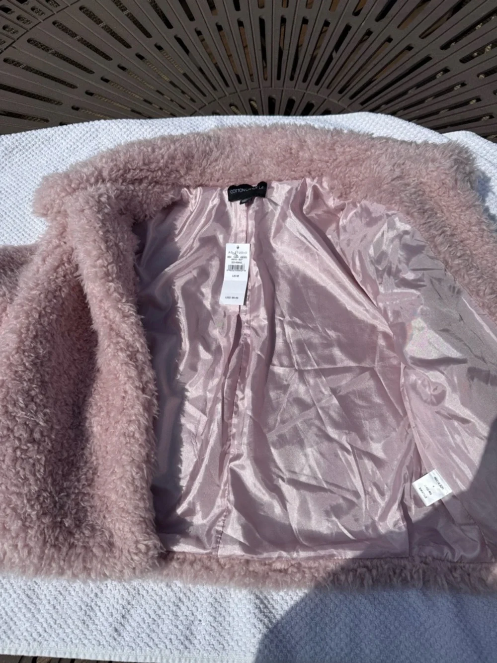 AE studio Teddy Bear Jacket, NWT, Sz med - Picture 6 of 8